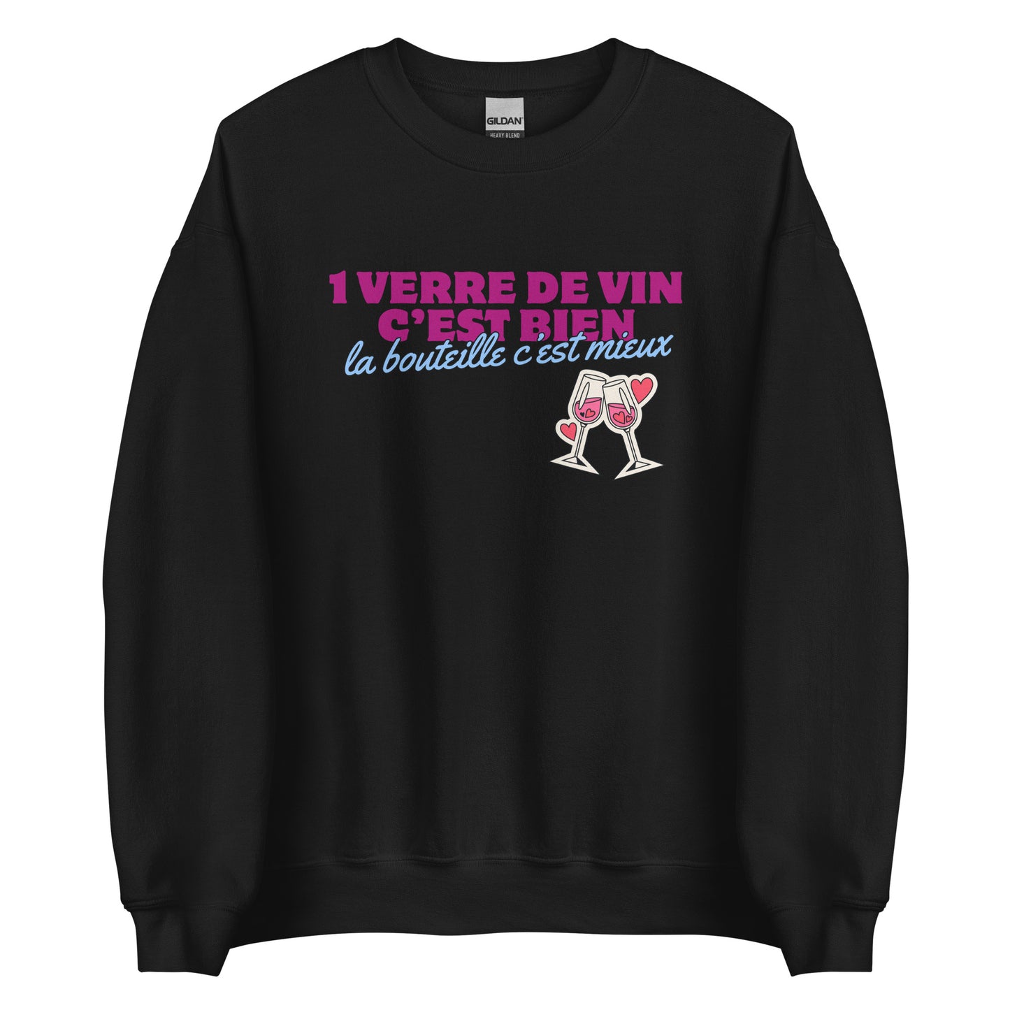 Crewneck - Un verre de vin