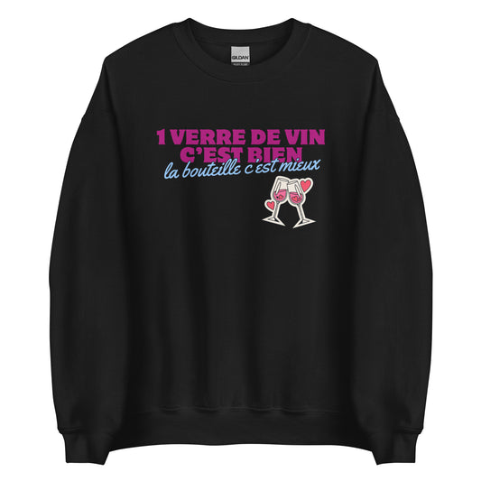 Crewneck - Un verre de vin