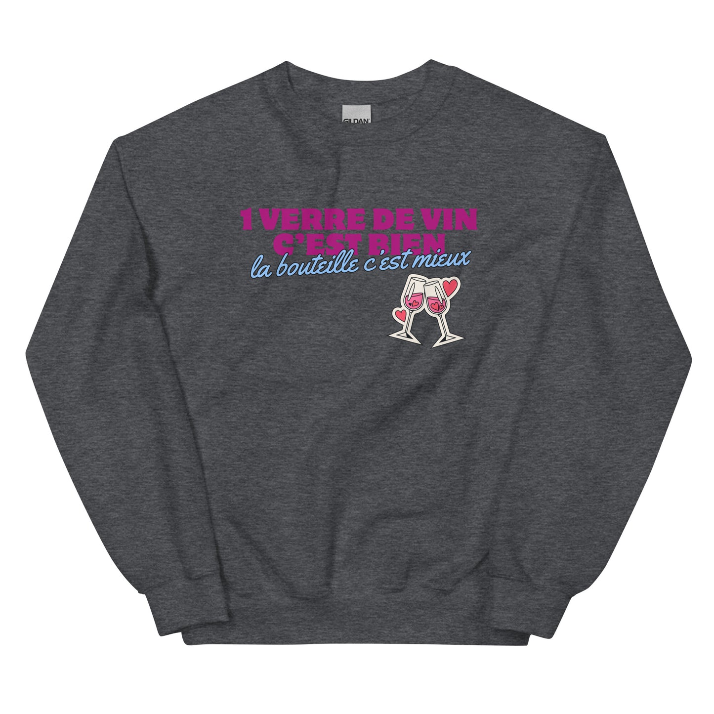 Crewneck - Un verre de vin