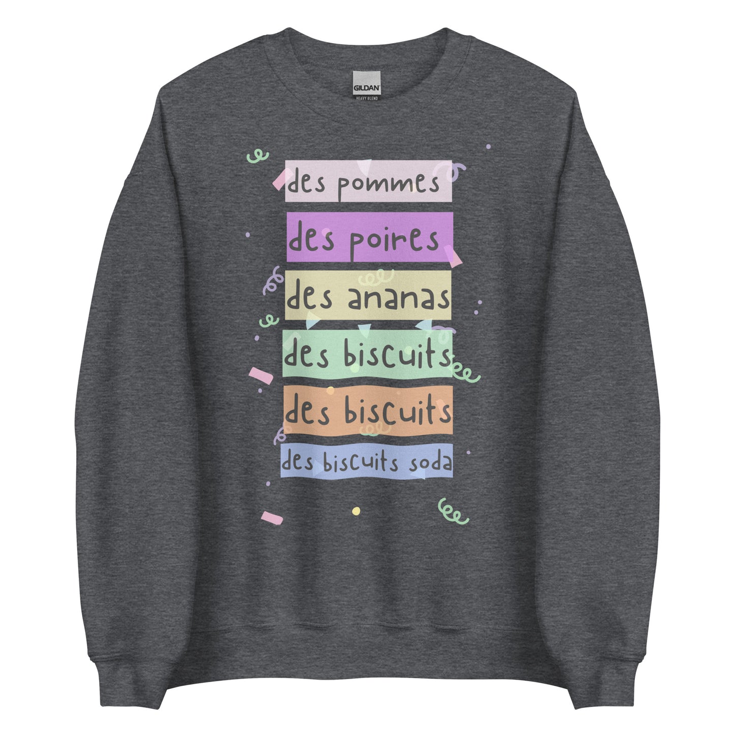 Crewneck - Des pommes, des poires, des ananas