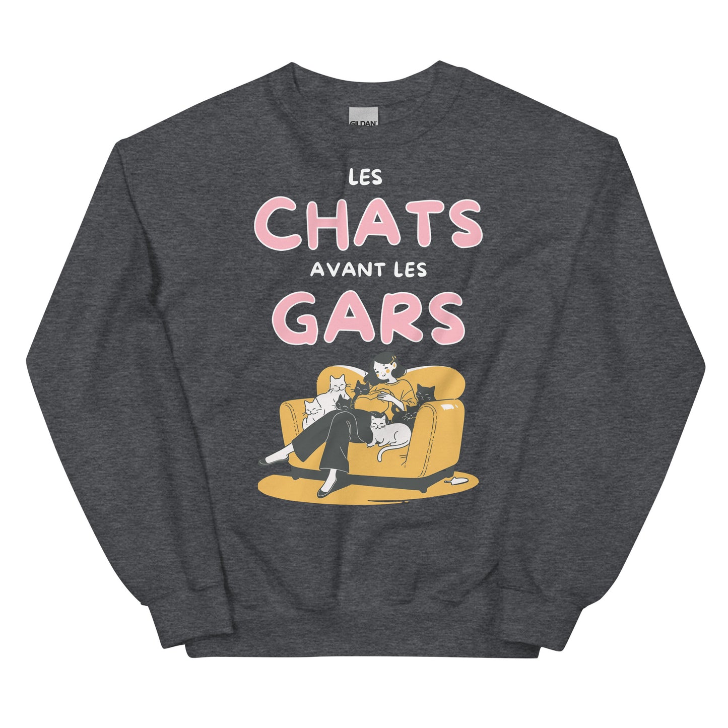 Crewneck - Les chats avant les gars