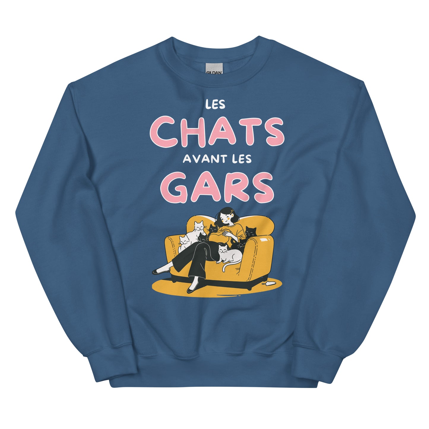 Crewneck - Les chats avant les gars