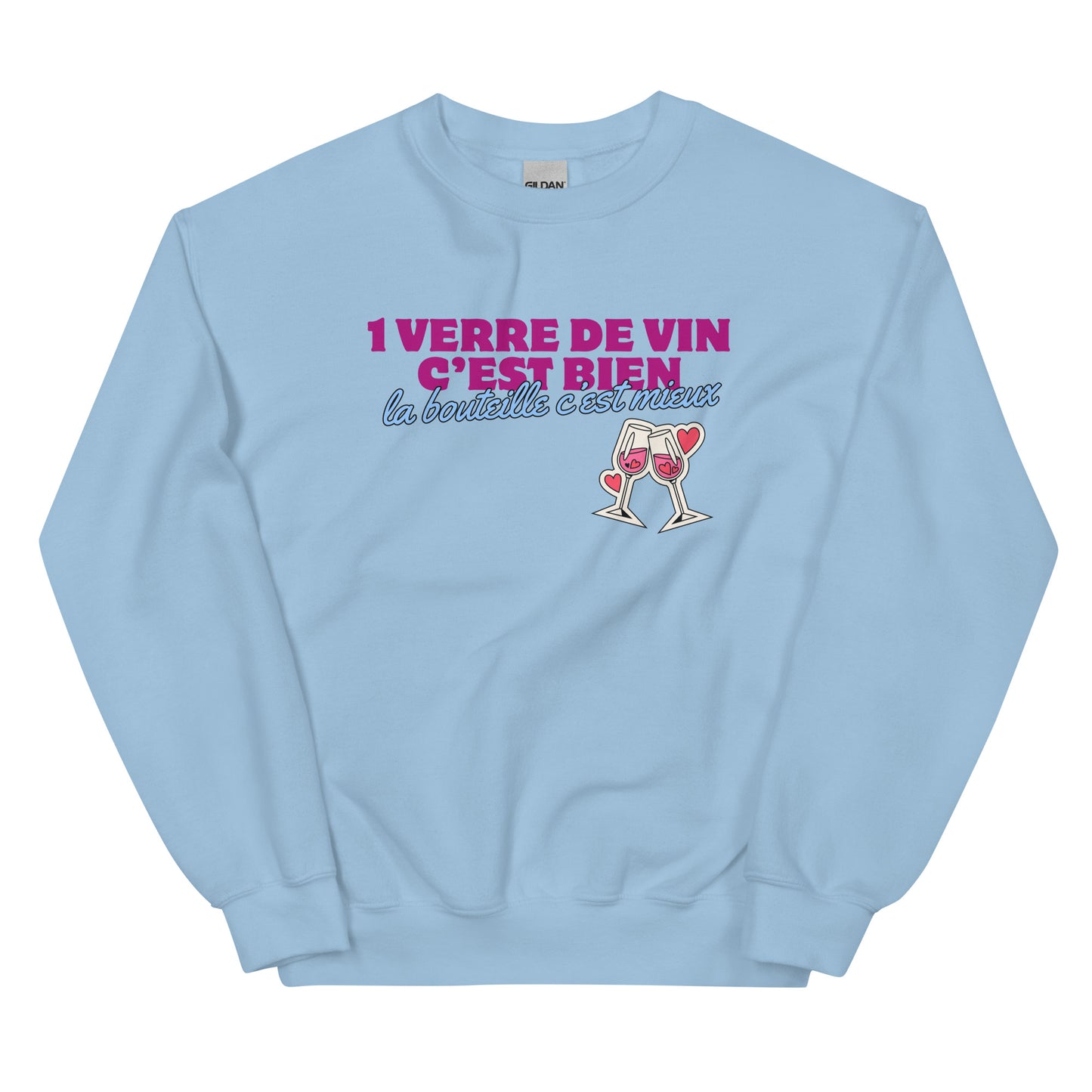 Crewneck - Un verre de vin