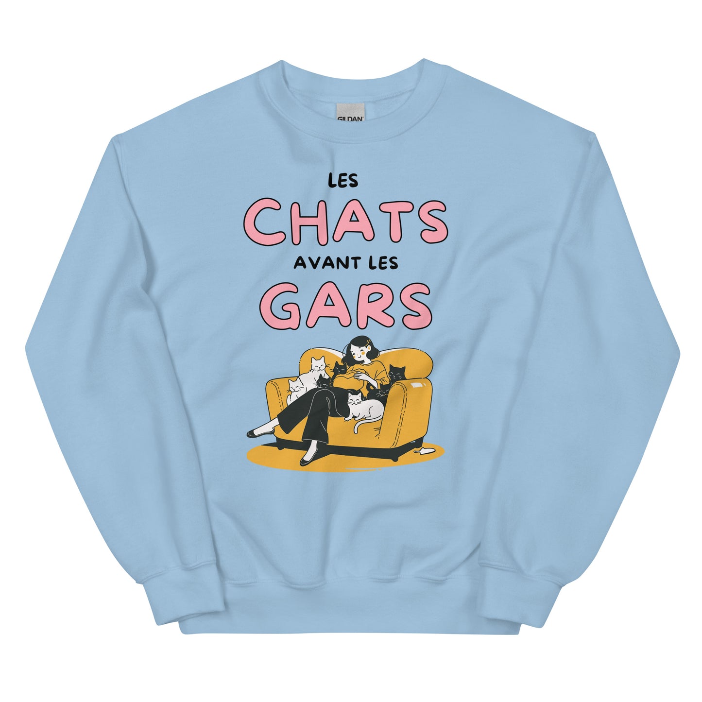 Crewneck - Les chats avant les gars