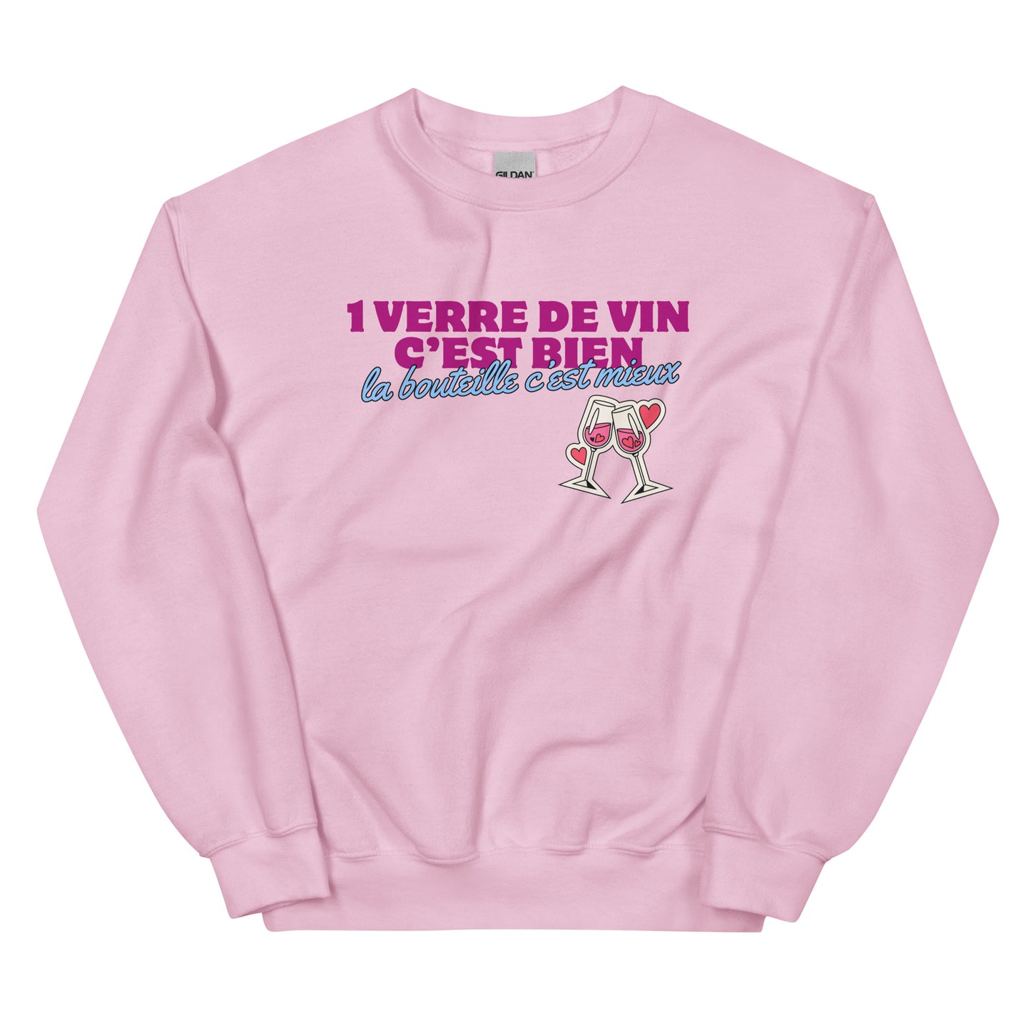 Crewneck - Un verre de vin