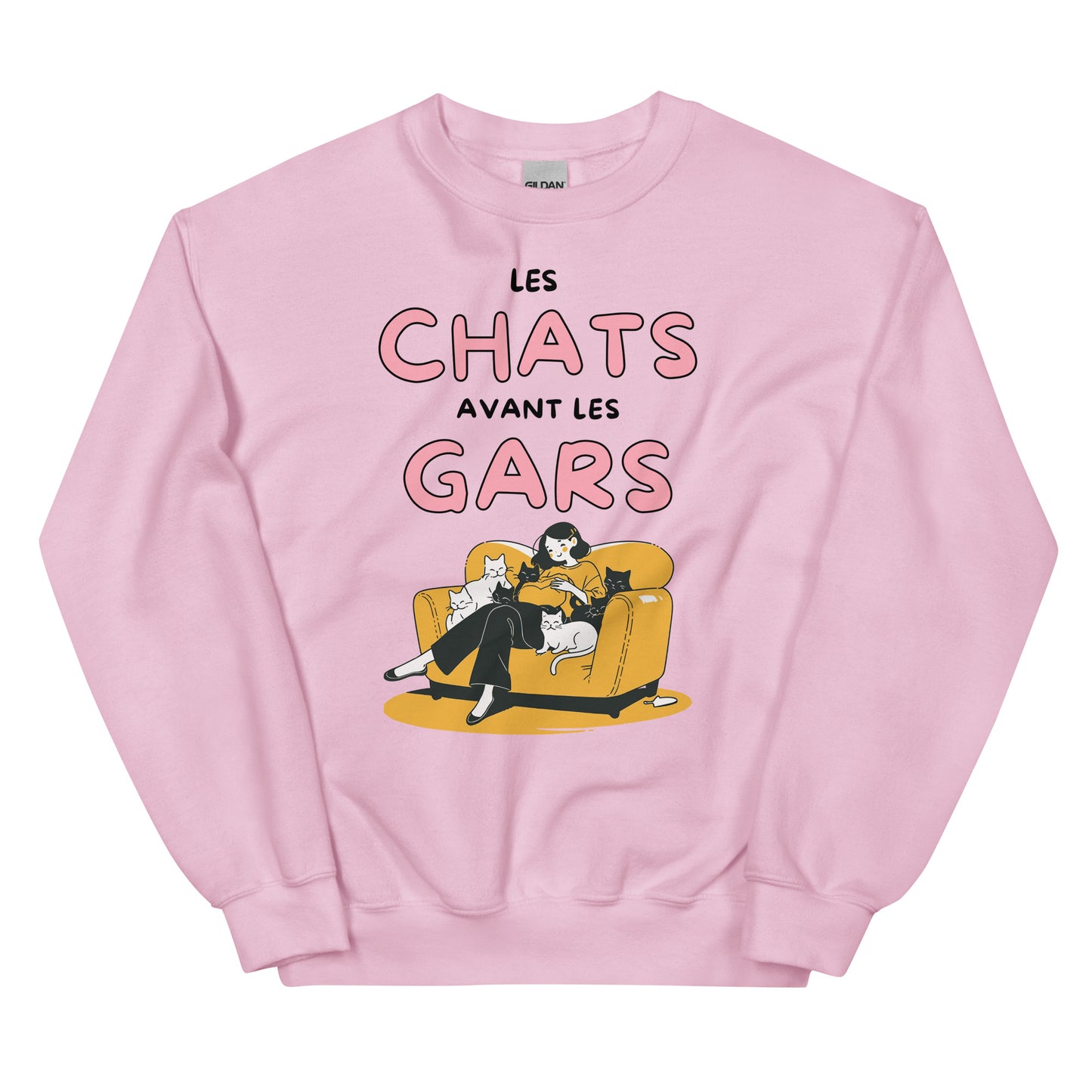 Crewneck - Les chats avant les gars