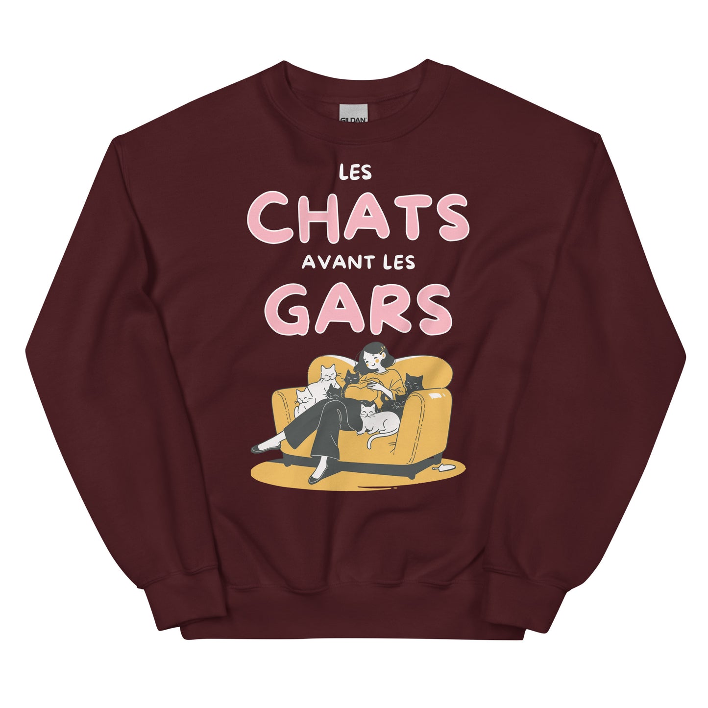 Crewneck - Les chats avant les gars