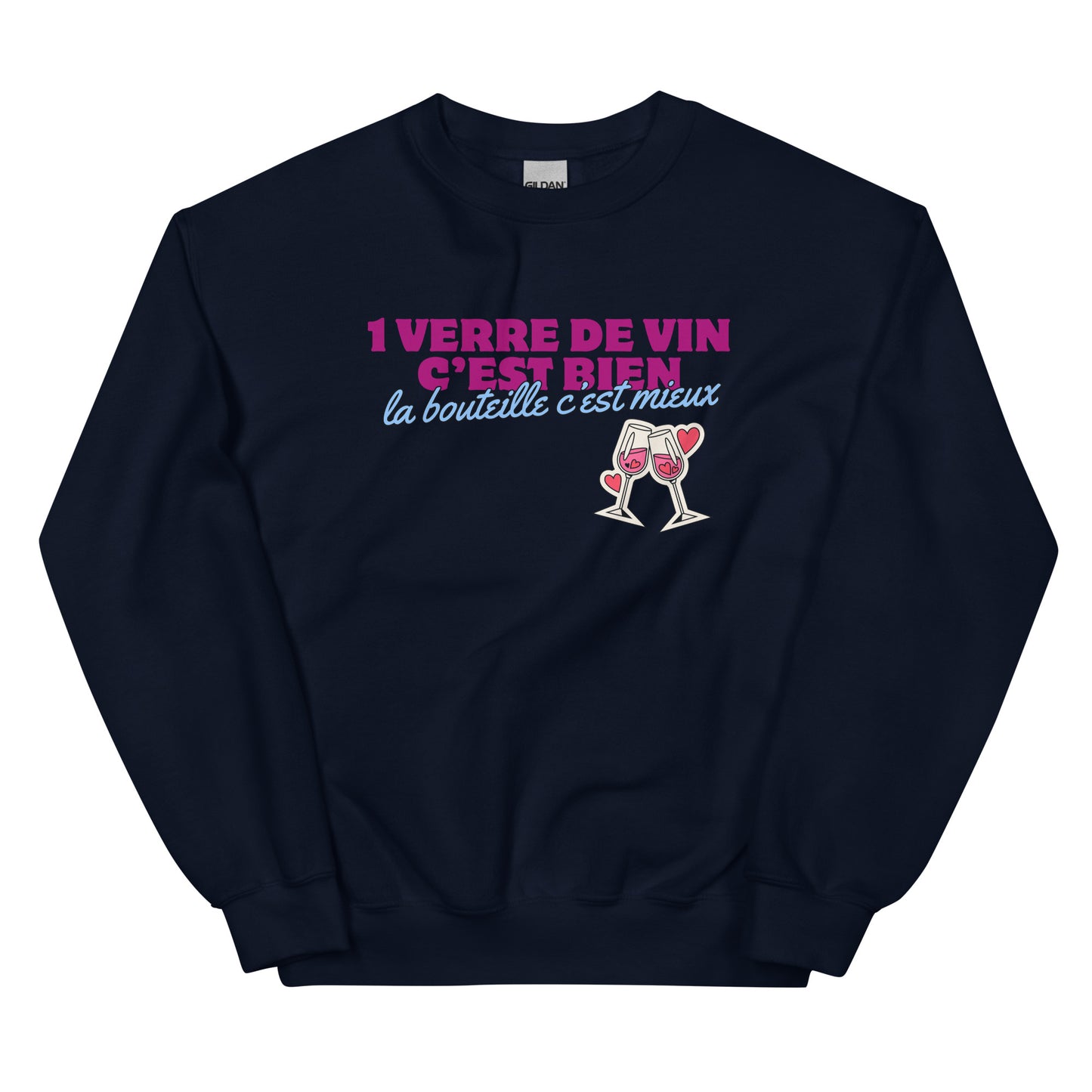 Crewneck - Un verre de vin