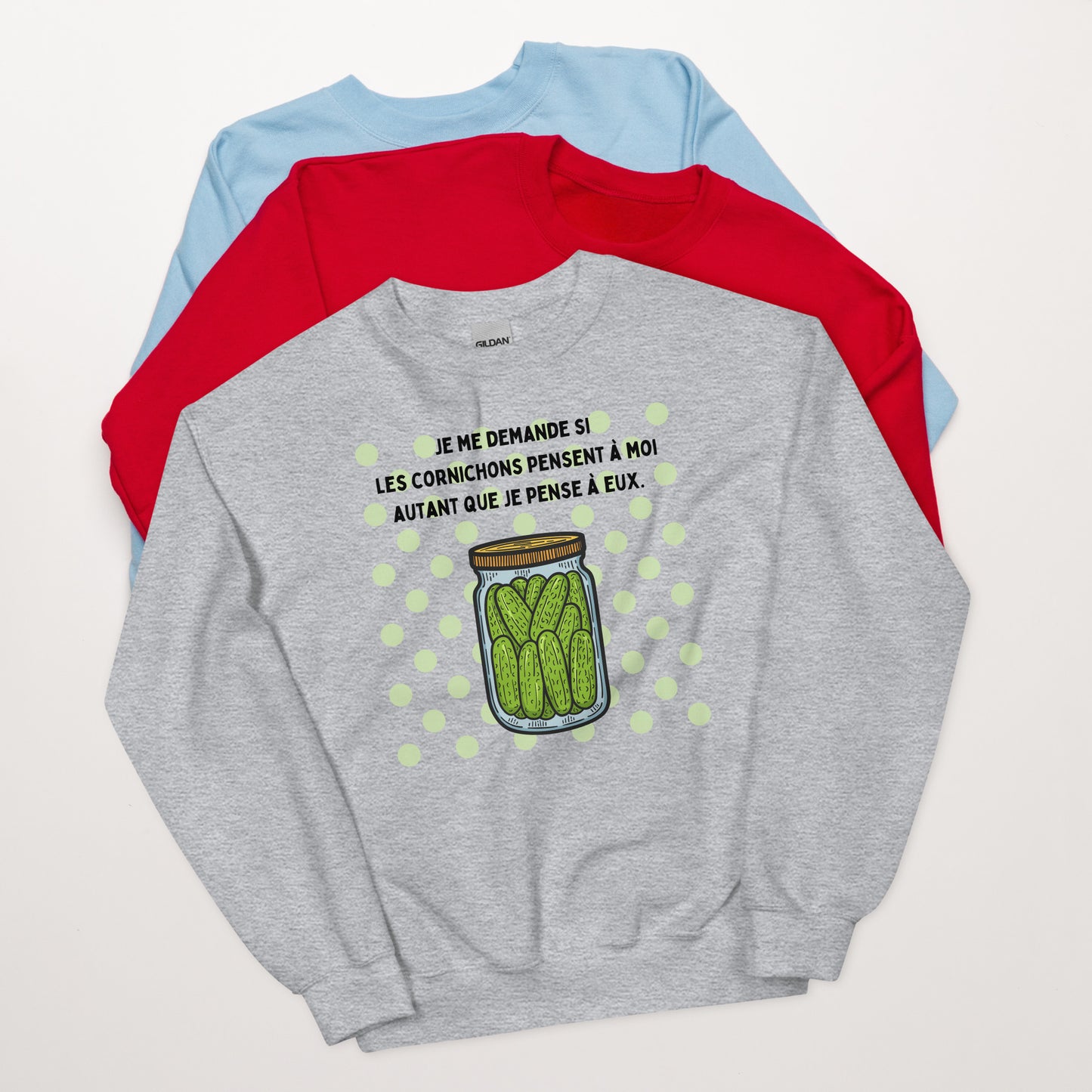 Crewneck- Cornichons