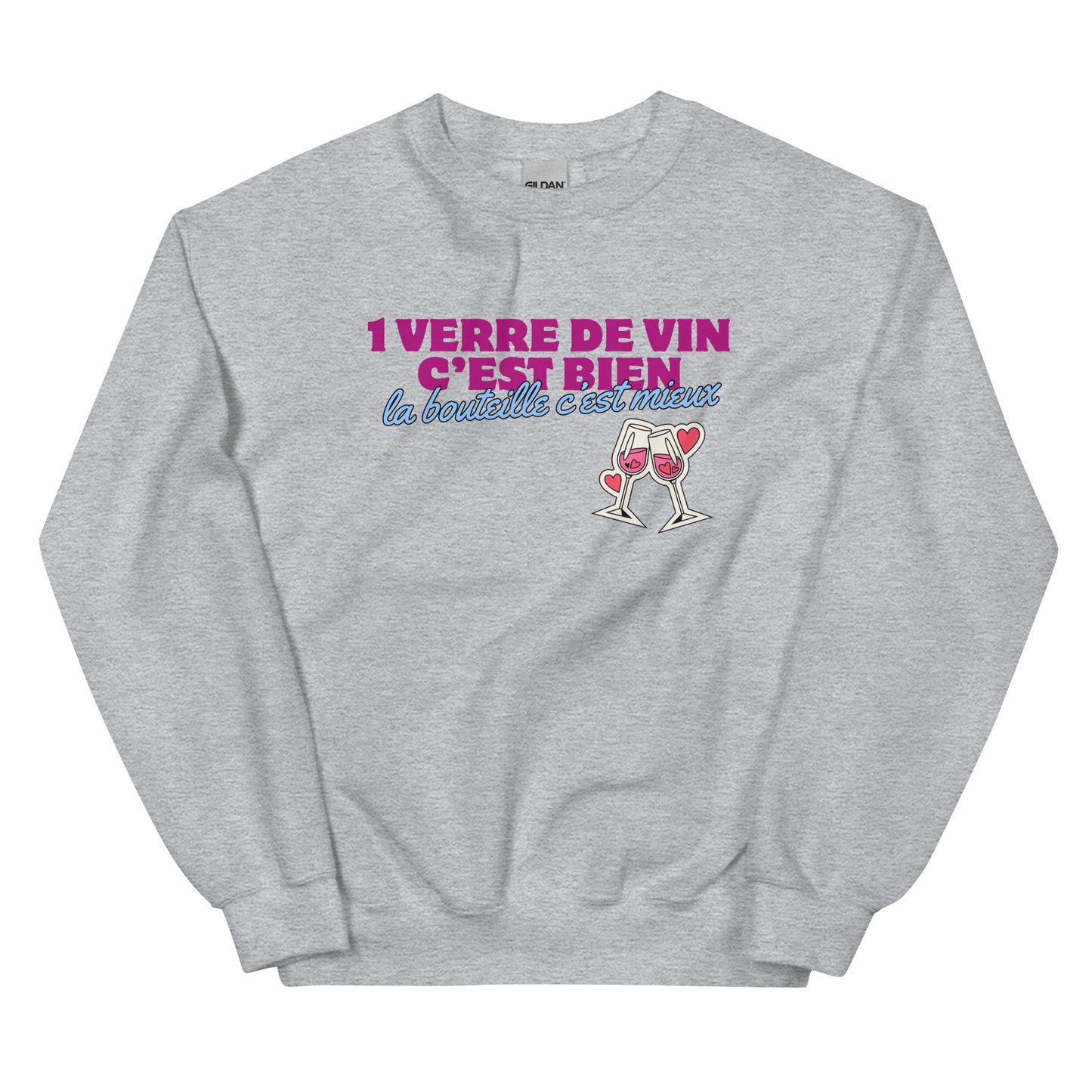 Crewneck - Un verre de vin