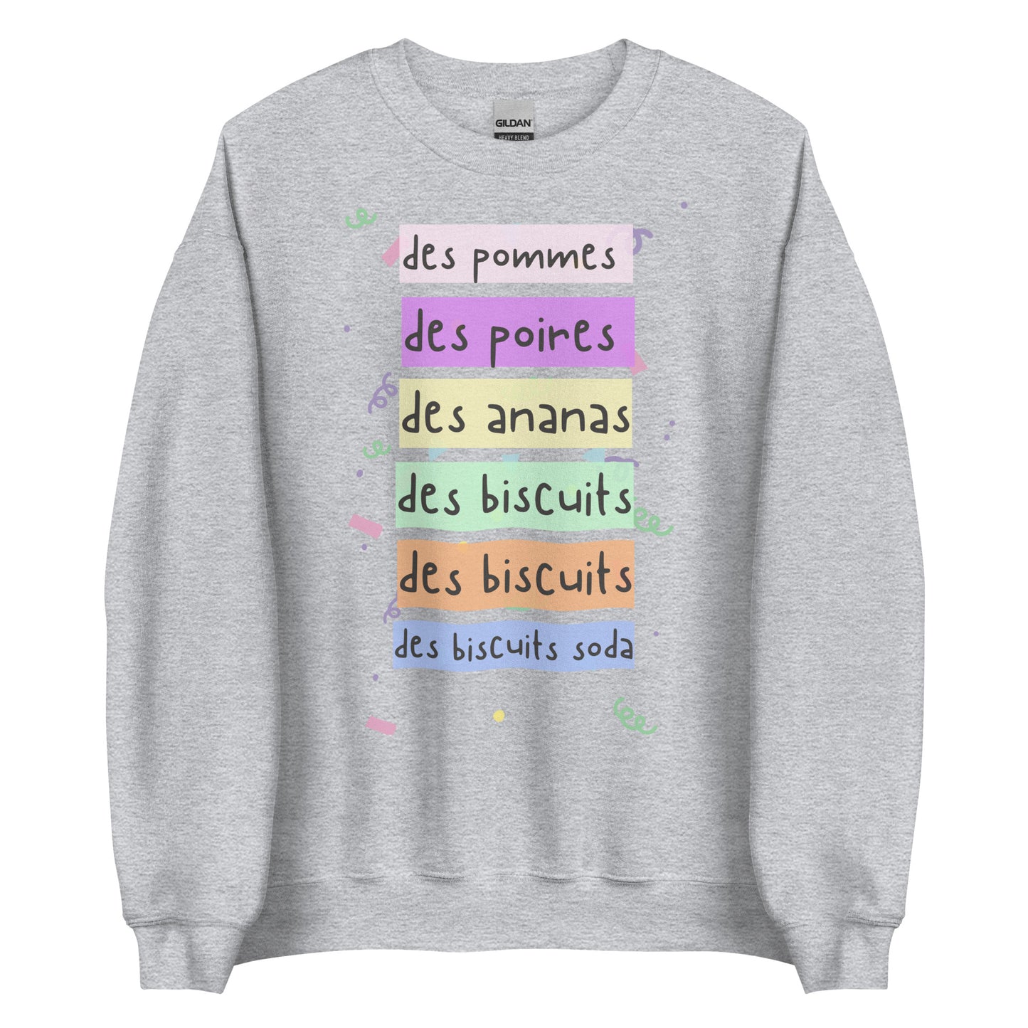 Crewneck - Des pommes, des poires, des ananas