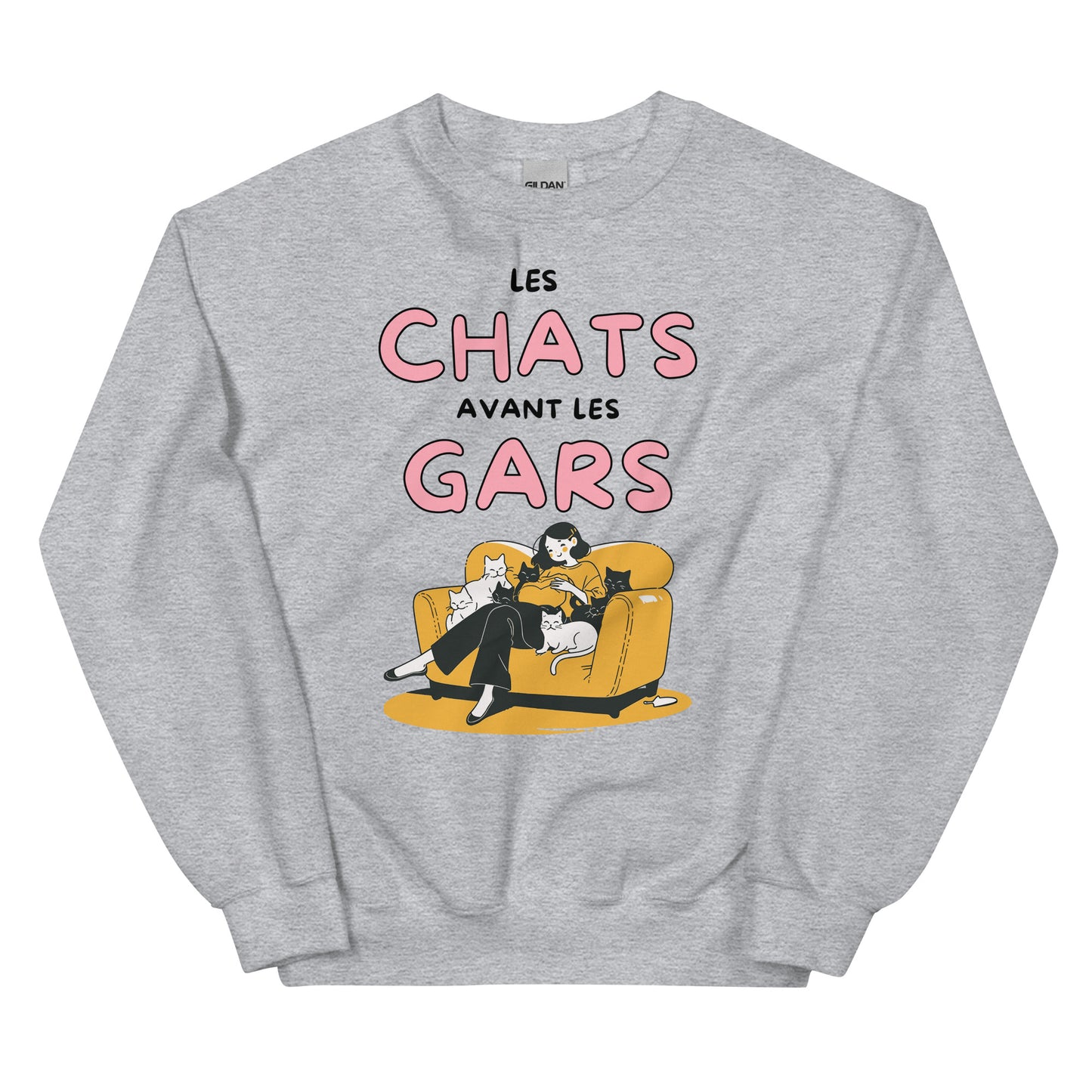 Crewneck - Les chats avant les gars