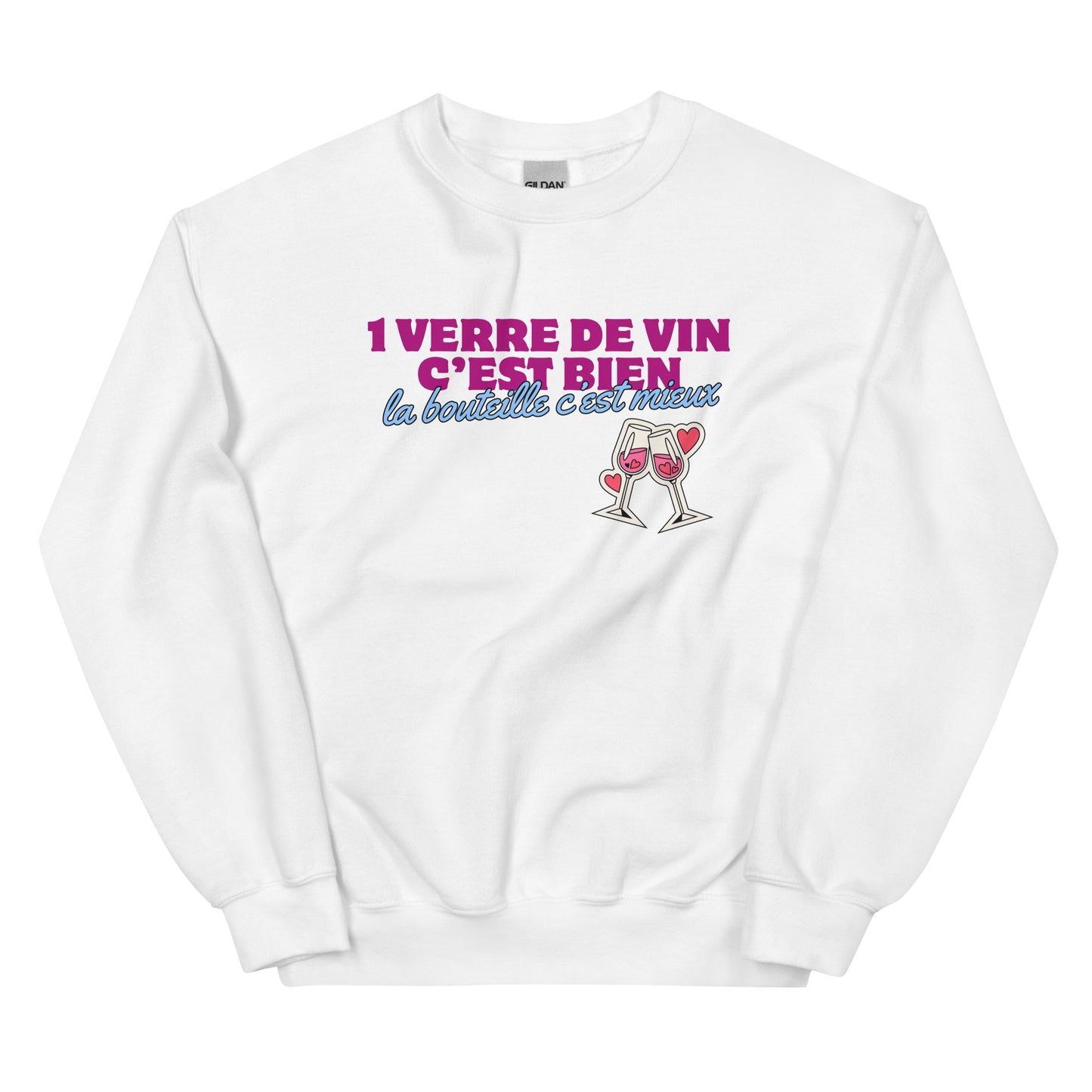 Crewneck - Un verre de vin