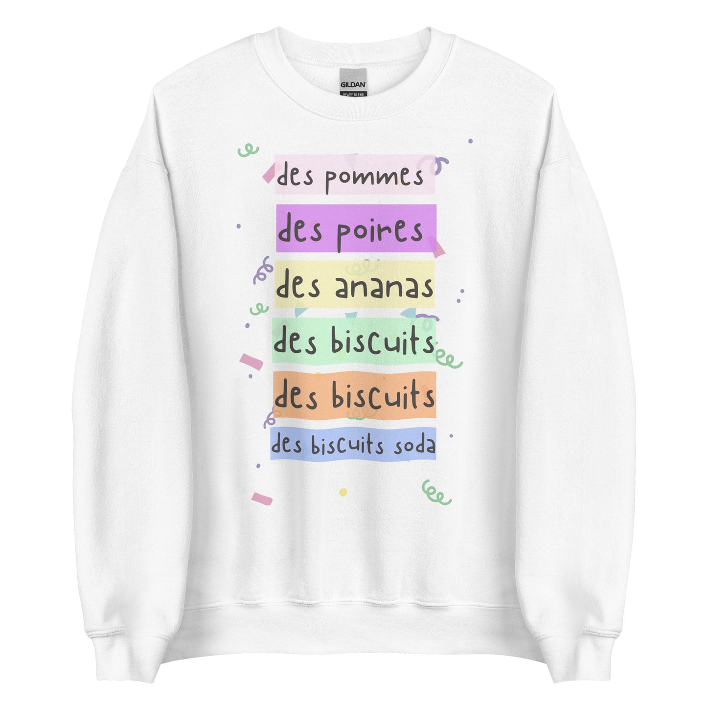 Crewneck - Des pommes, des poires, des ananas