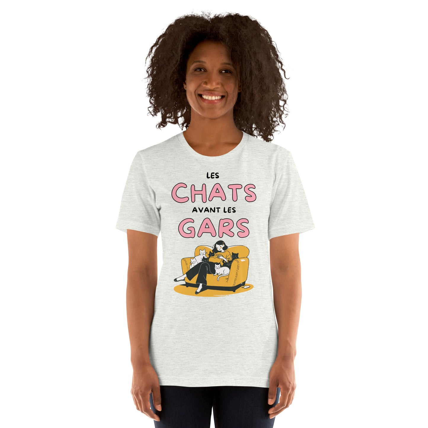 T-shirt - Les chats avant les gars