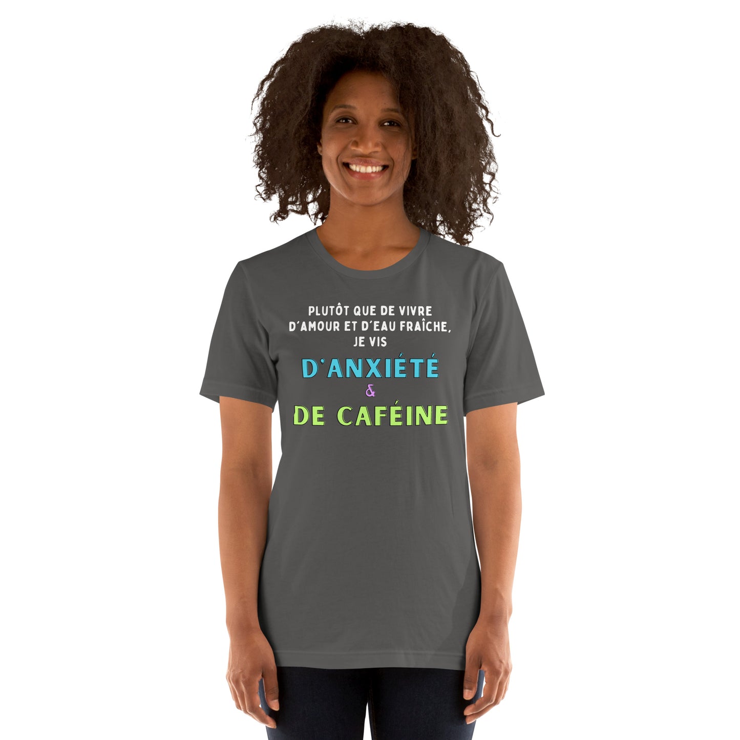 T-shirt - Anxiété et Caféine