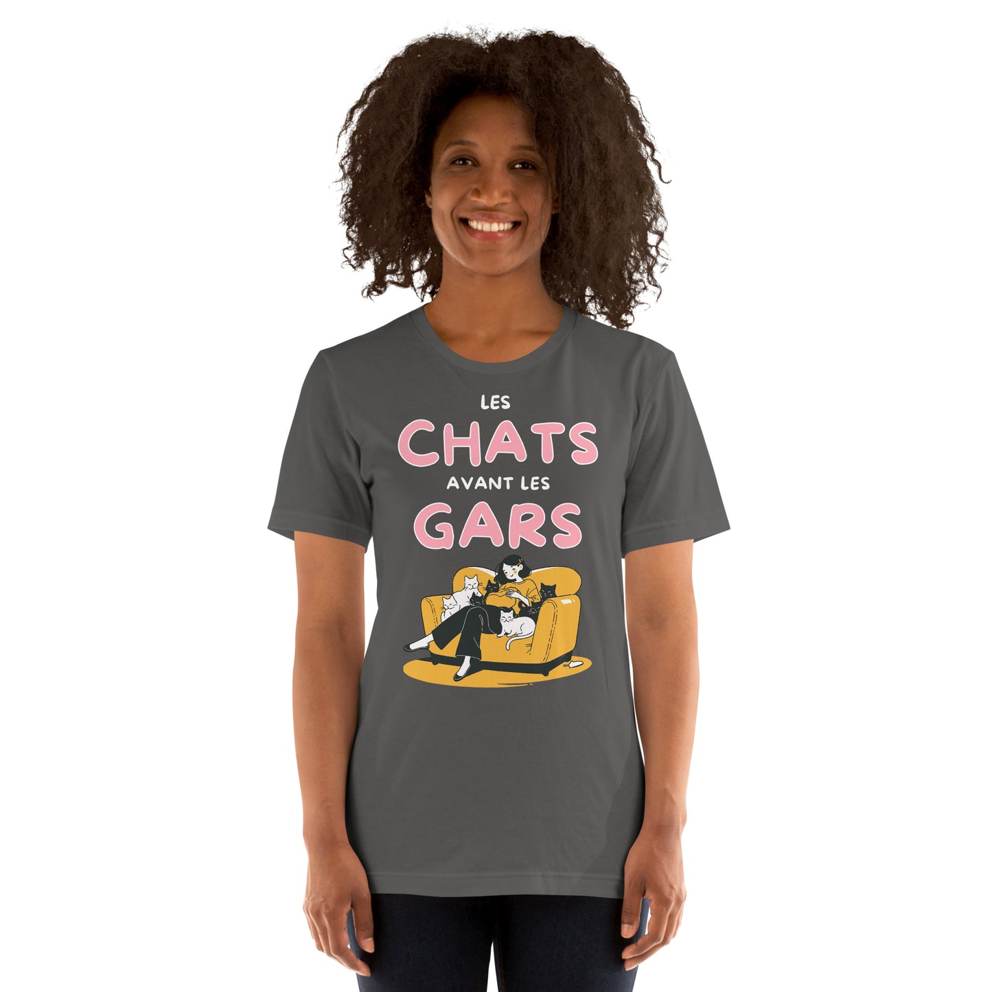 T-shirt - Les chats avant les gars