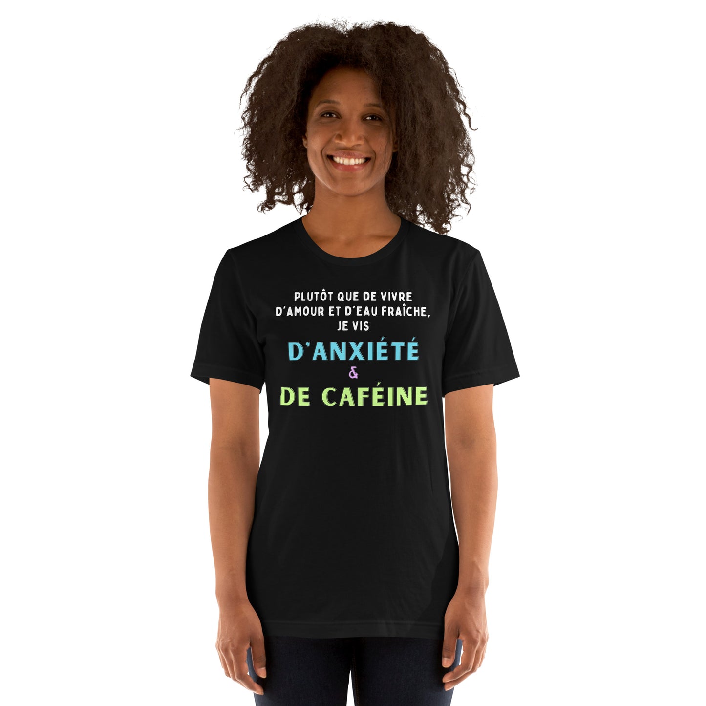 T-shirt - Anxiété et Caféine