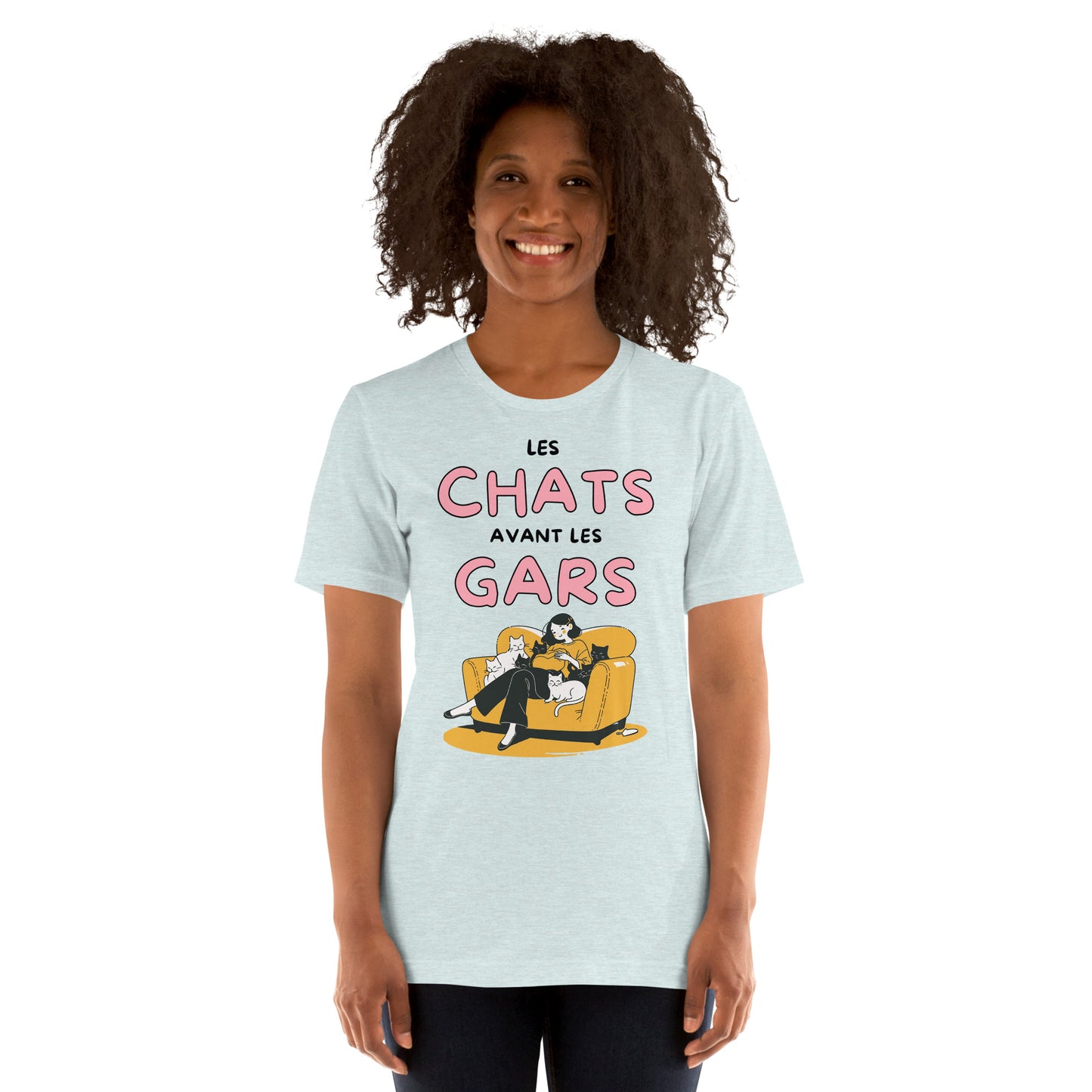 T-shirt - Les chats avant les gars