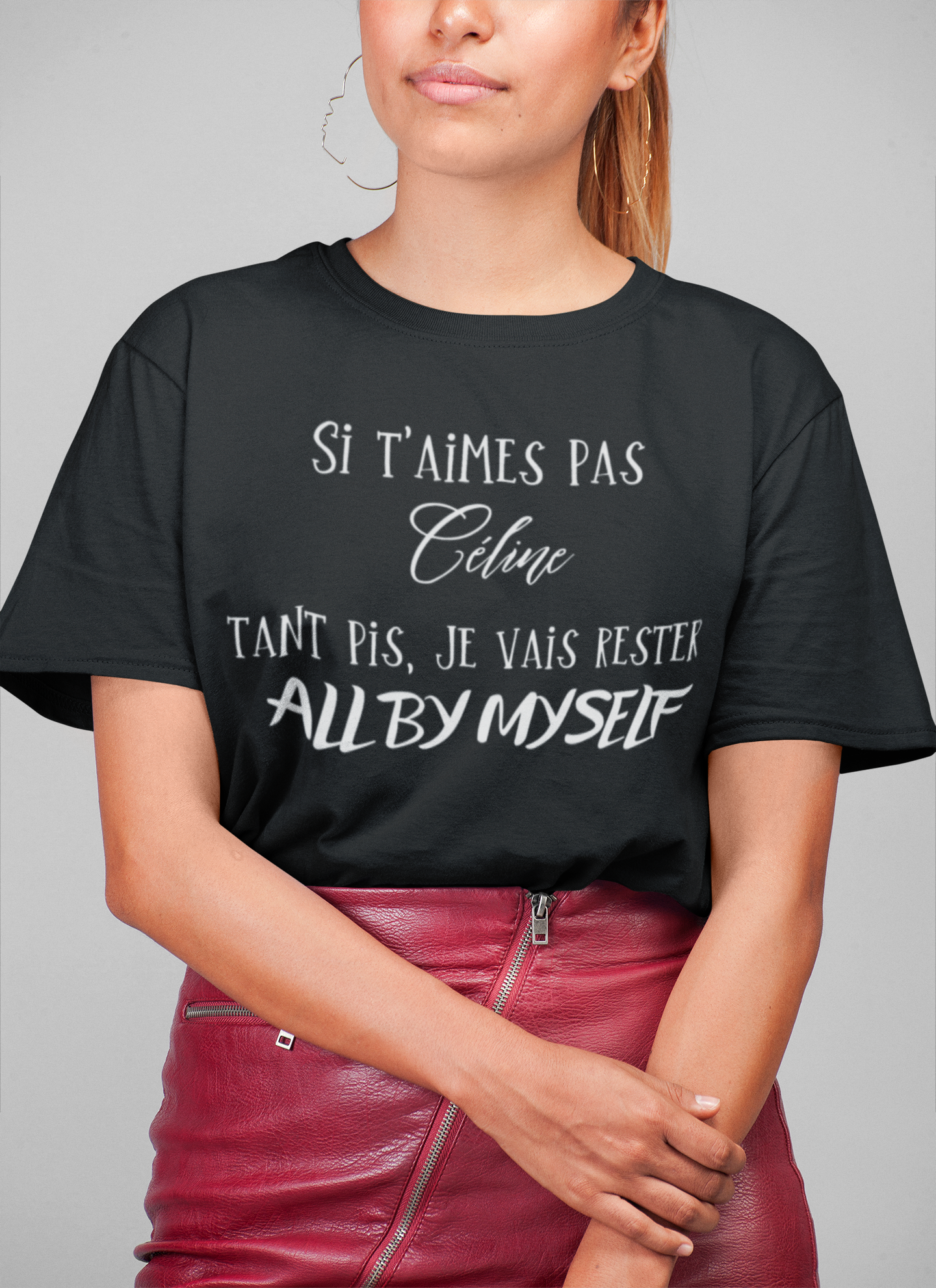 T-Shirt - All by myself (7617260945625)