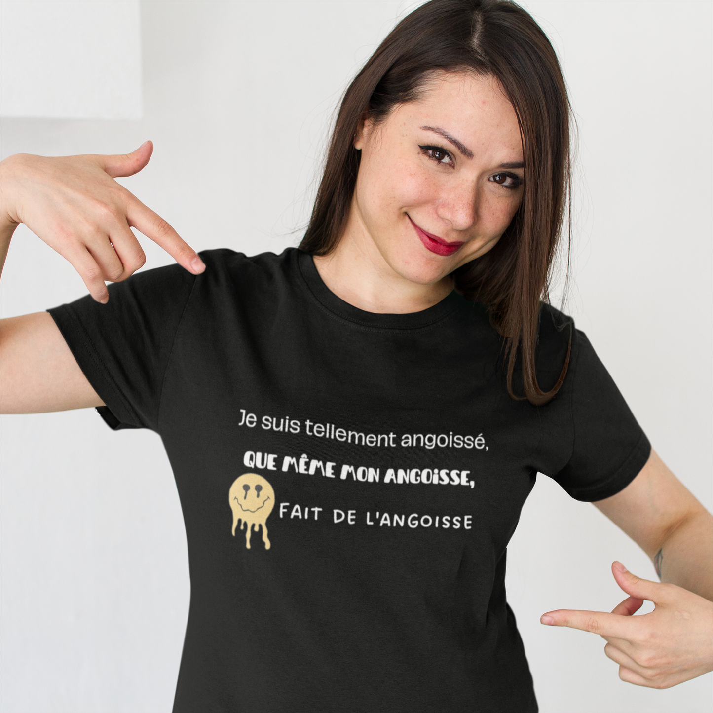 T-Shirt - Mon angoisse fait de l'angoisse (7613798777049)