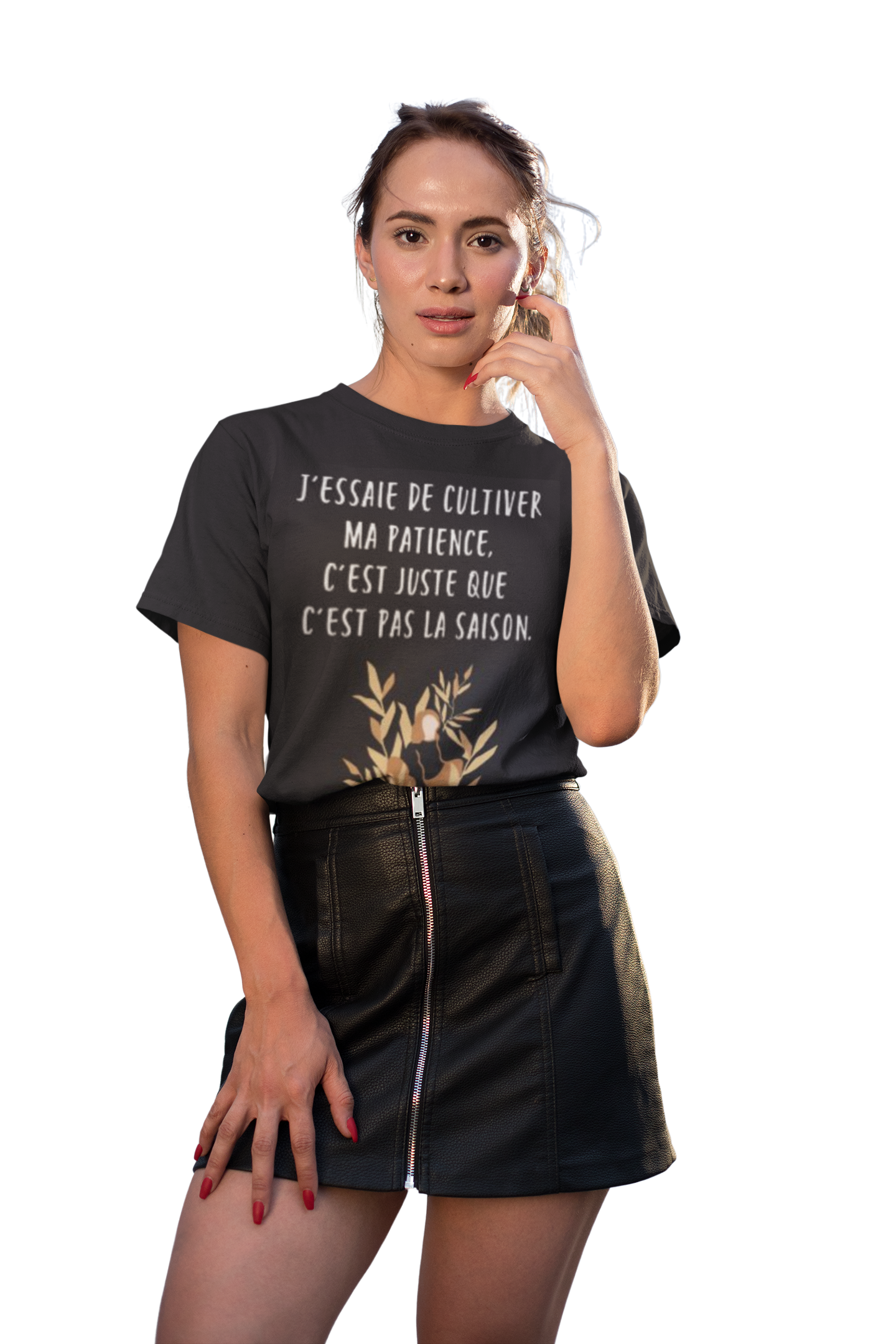 T-Shirt - Cultiver ma patience (7585120321753)