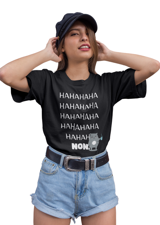 T-Shirt - Hahaha (7626523345113)