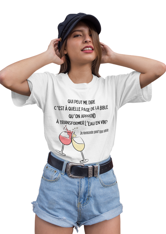 T-shirt - L’eau en Vin