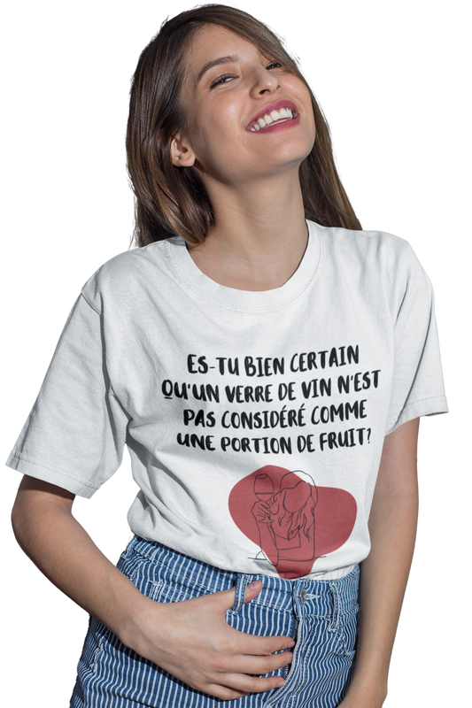 T-Shirt - Une portion de fruit (7589289525465)