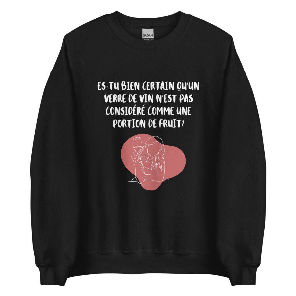 Crewneck - Une portion de fruit (7589288837337)