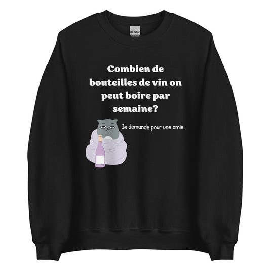 Crewneck - BouteilleS de vin (7584924598489)