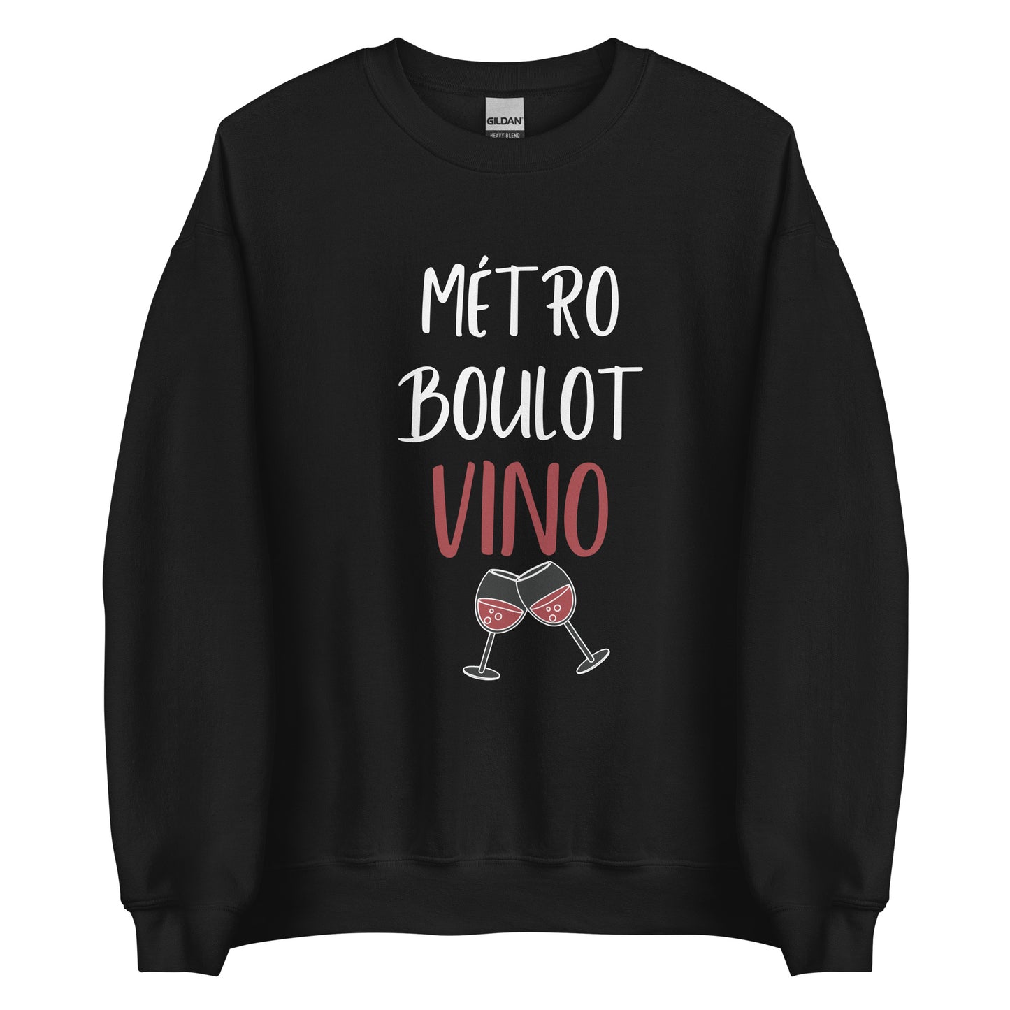 Crewneck - Métro, Boulot, VINO