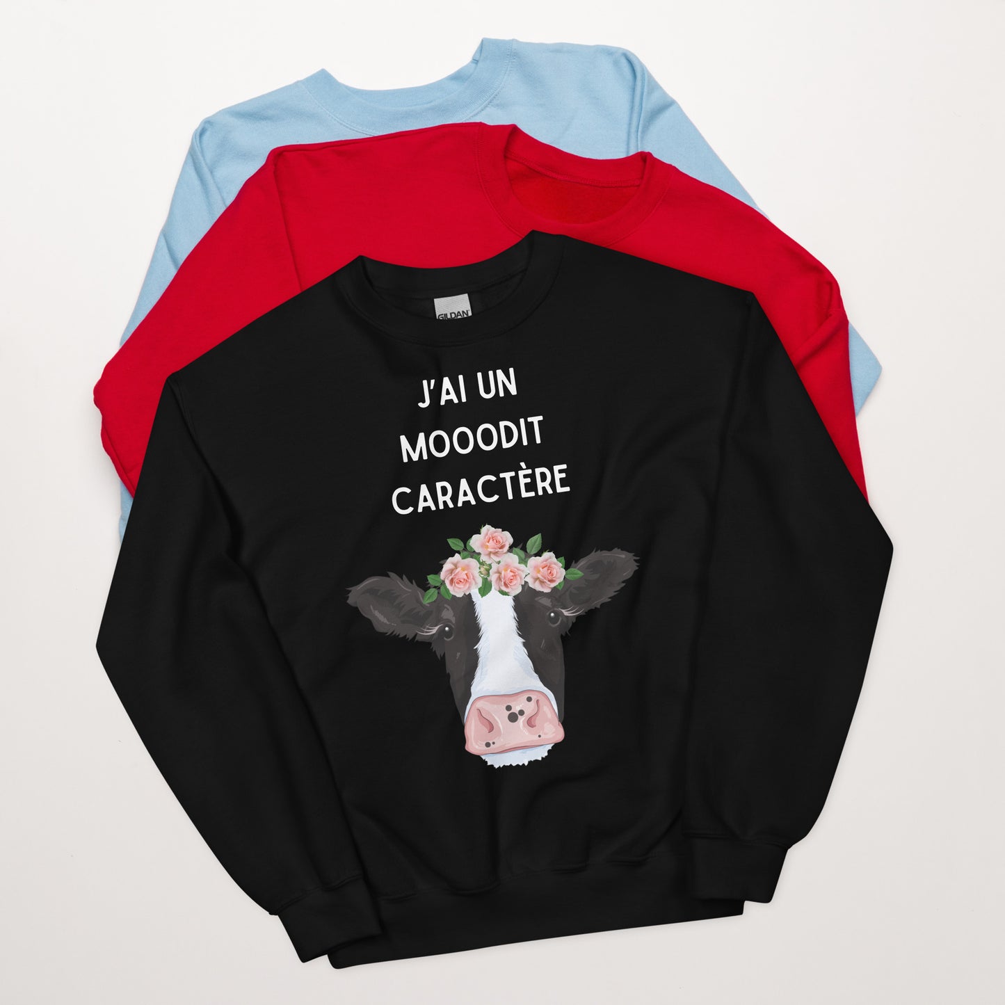 Crewneck - J’ai un MOOOdit caractère