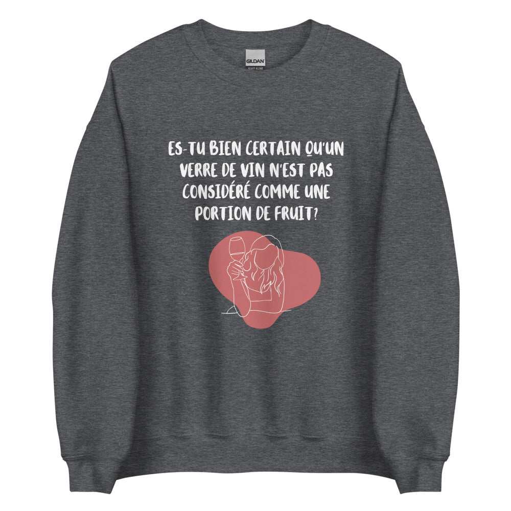 Crewneck - Une portion de fruit (7589288837337)