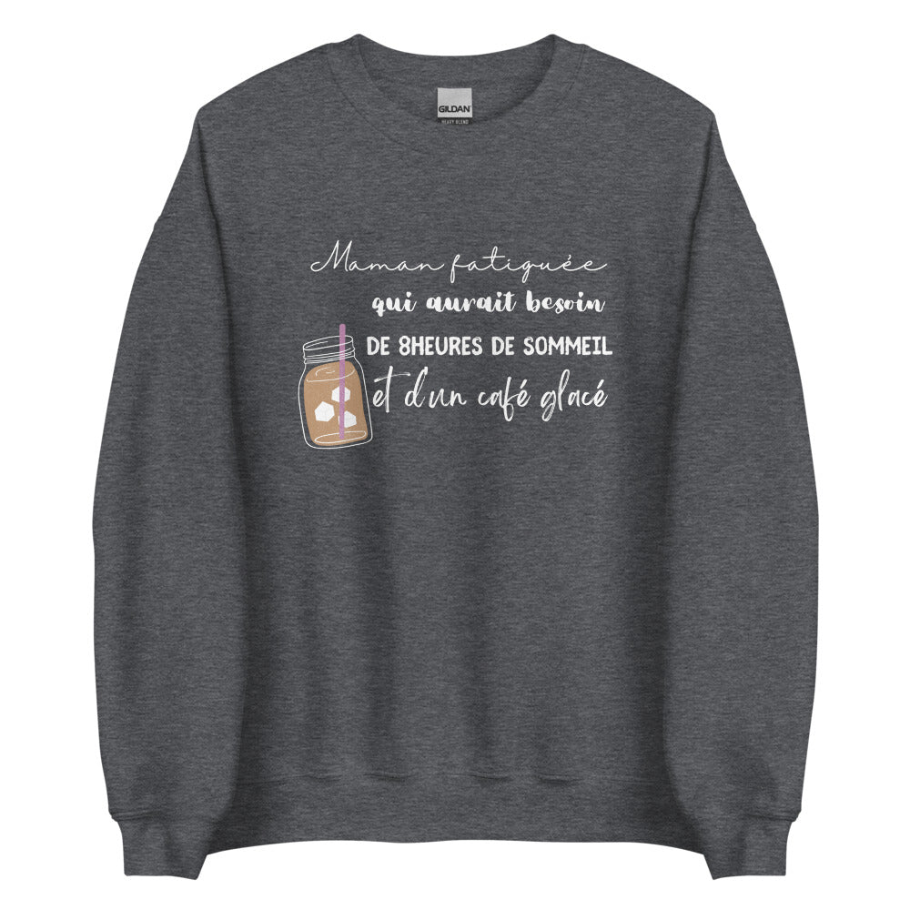 Crewneck - Sommeil & café glacé (7574343483609)