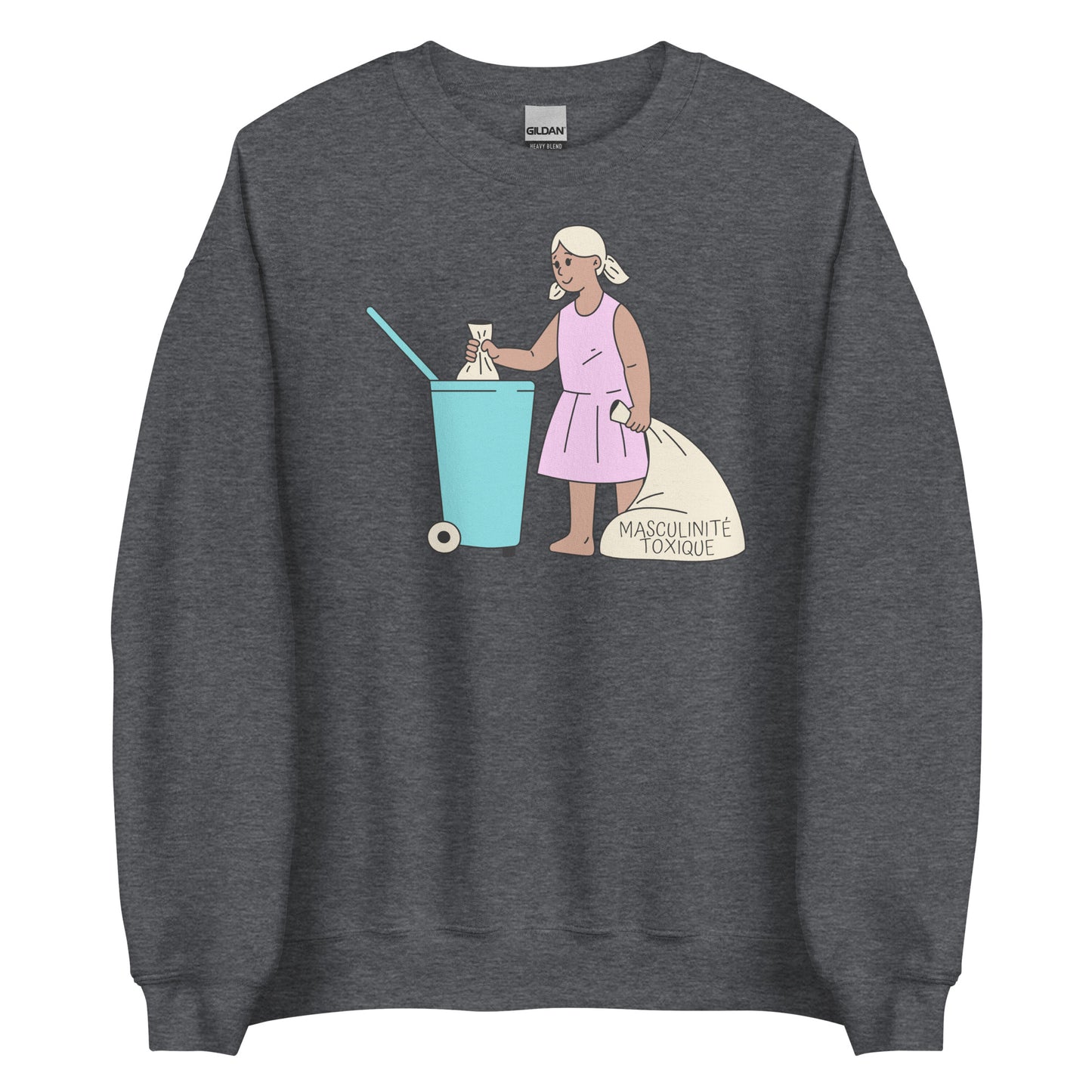 Crewneck - Masculinité toxique = poubelle