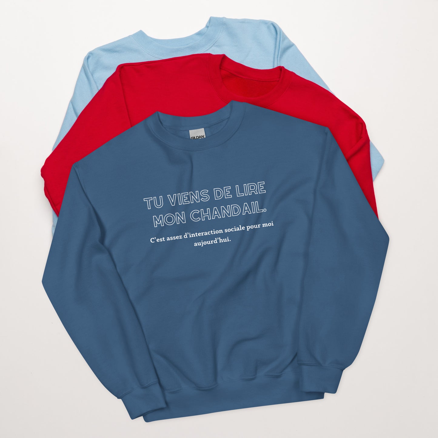 Crewneck - Tu viens de lire mon chandail