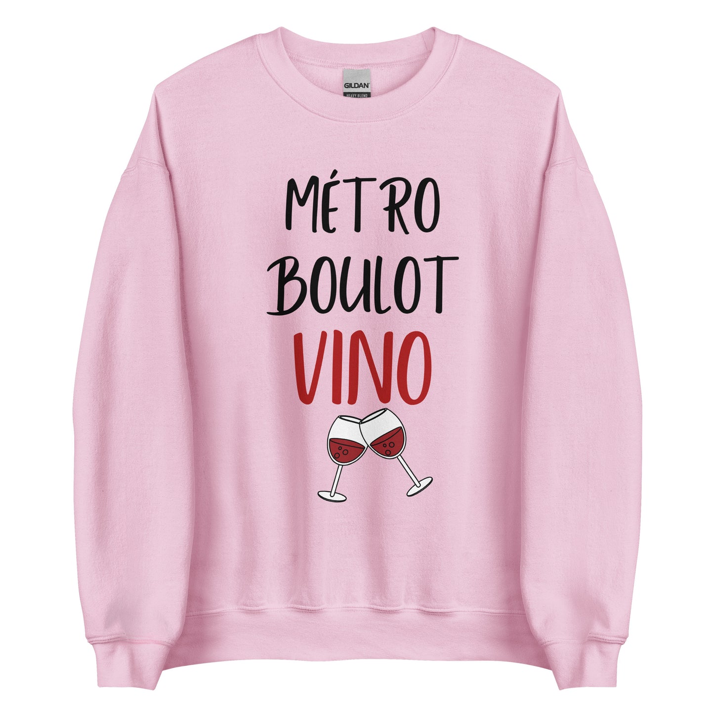 Crewneck - Métro, Boulot, VINO