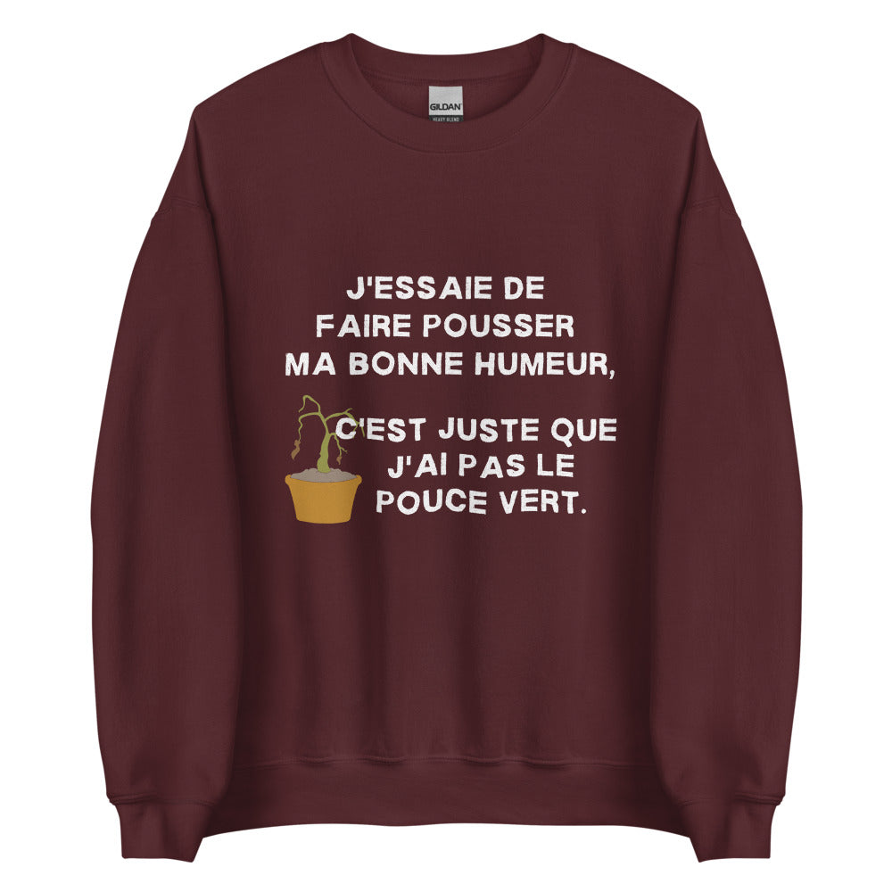 Crewneck - Pouce vert (7586666086617)