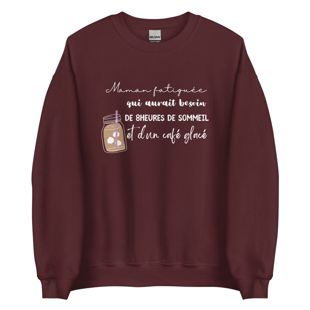 Crewneck - Sommeil & café glacé (7574343483609)