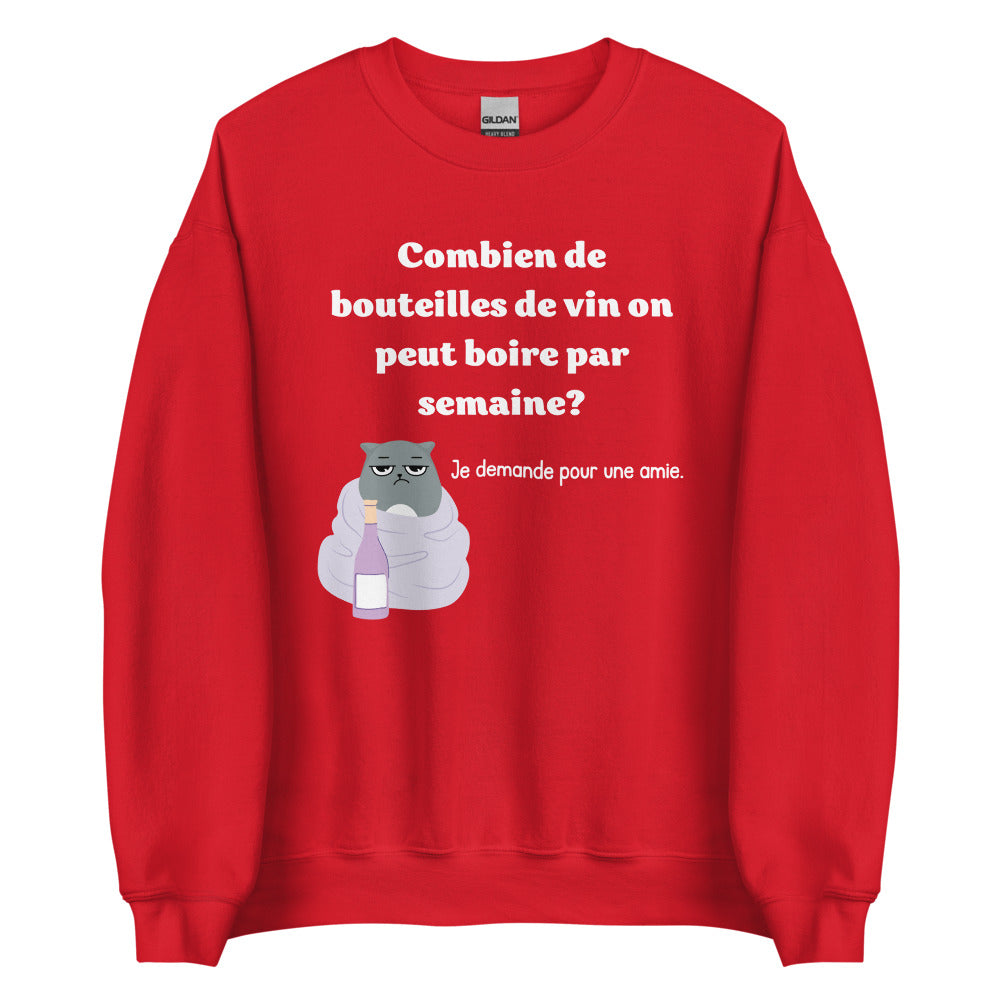 Crewneck - BouteilleS de vin (7584924598489)