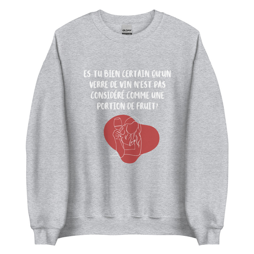 Crewneck - Une portion de fruit (7589288837337)