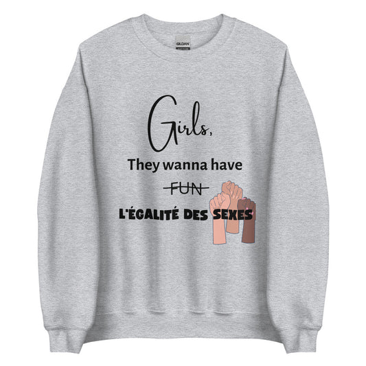 Crewneck - Égalité des sexes (7564798066905)