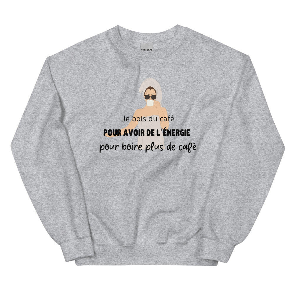 Crewneck - Plus de café (7623637041369)