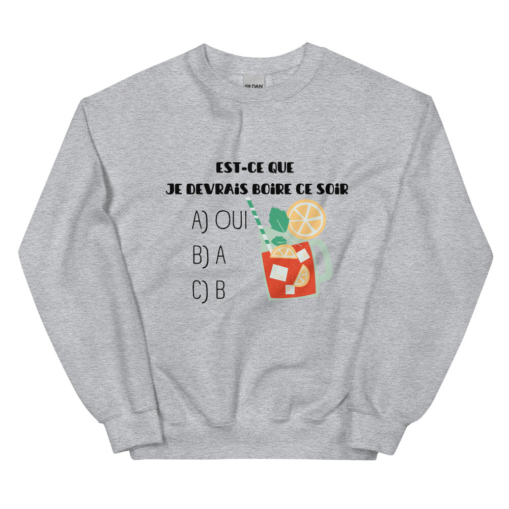 Crewneck - Un petit verre (7625075949785)