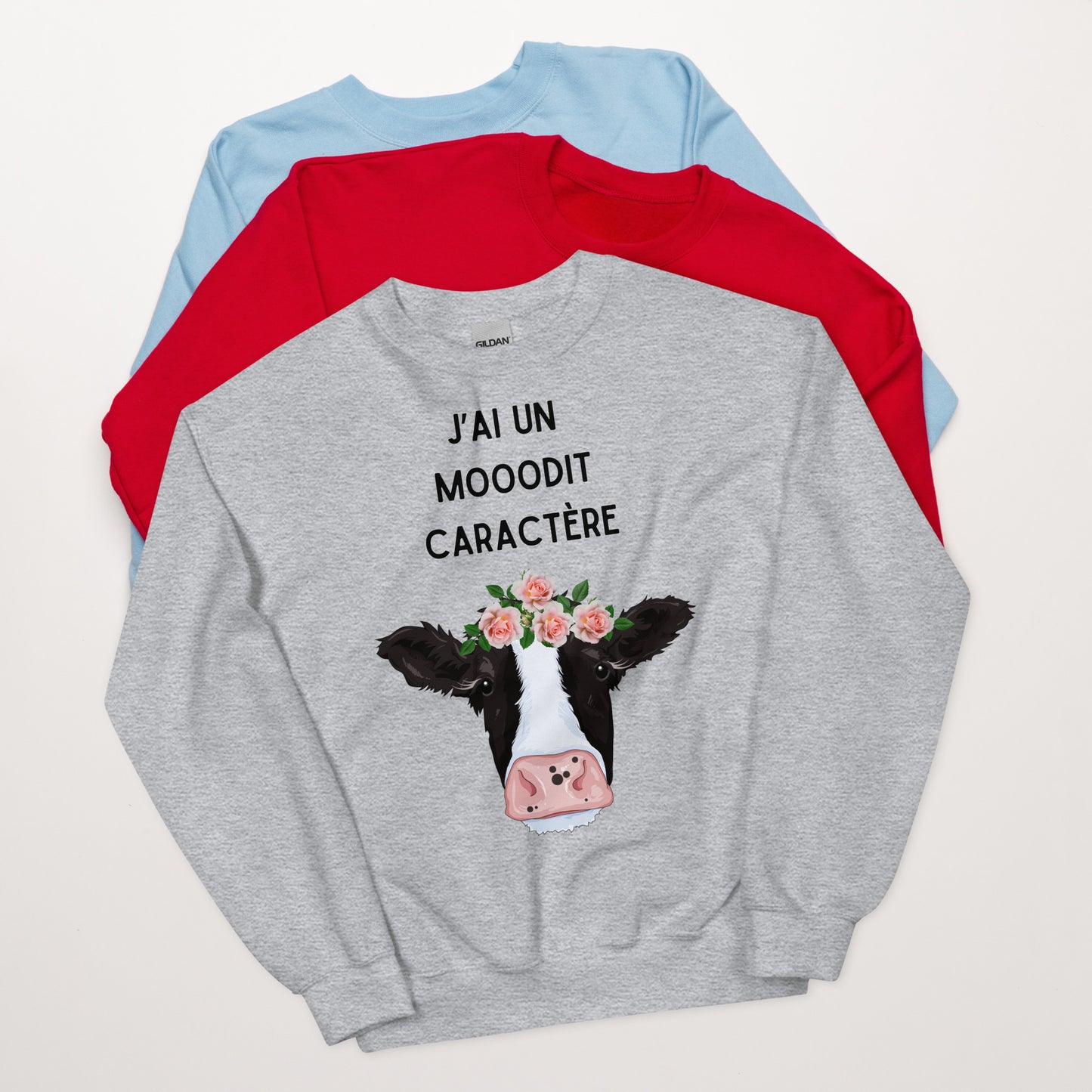 Crewneck - J’ai un MOOOdit caractère