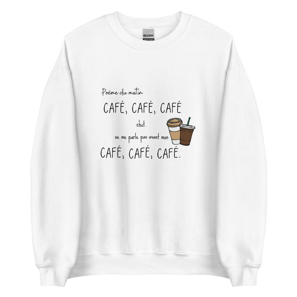 Crewneck - Café, café, café (7618720628953)