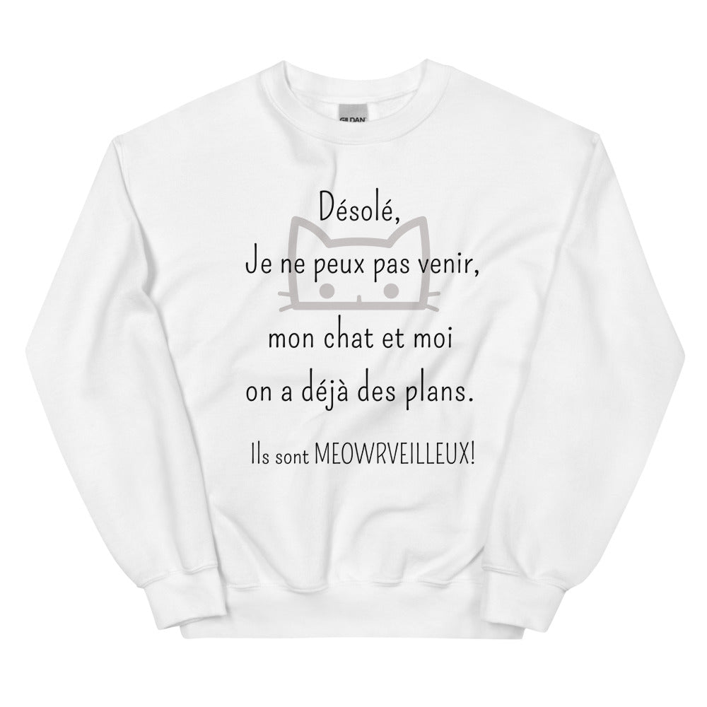 Crewneck - Meowrveilleux (7619848896729)