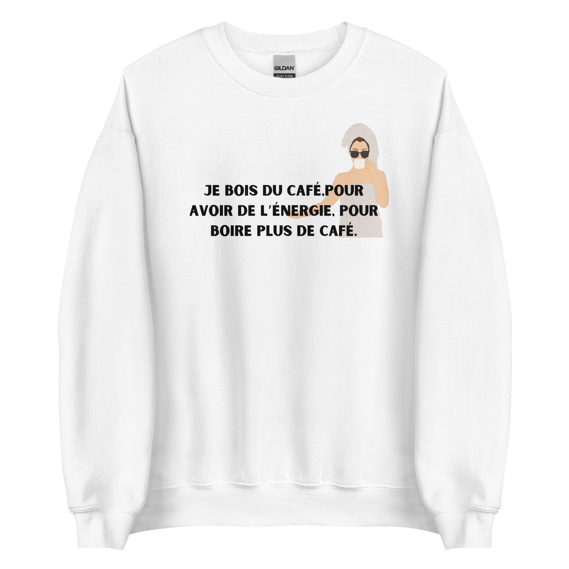 Crewneck - Plus de café (7623637041369)