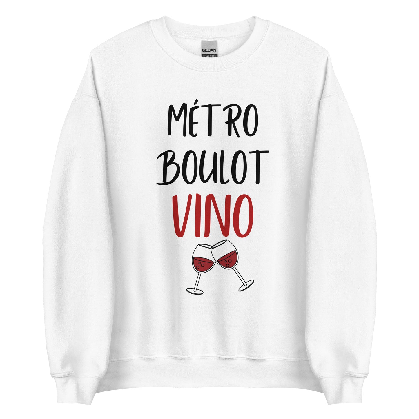 Crewneck - Métro, Boulot, VINO